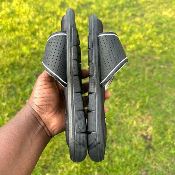 Nike Comfort Footbed Sandals Women's Size 5 Black Slides - Picture 14 of 14